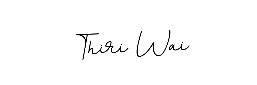 The best way (BallpointsItalic-DORy9) to make a short signature is to pick only two or three words in your name. The name Thiri Wai include a total of six letters. For converting this name. Thiri Wai signature style 11 images and pictures png