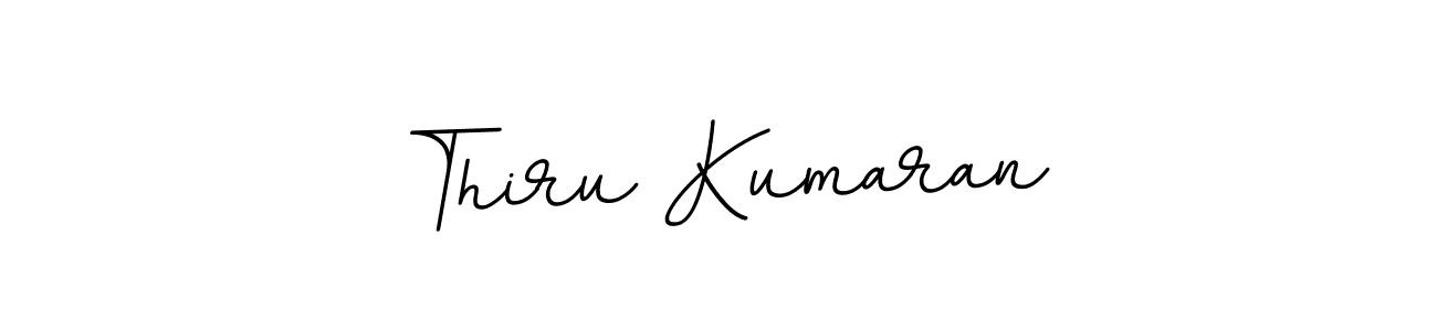 Design your own signature with our free online signature maker. With this signature software, you can create a handwritten (BallpointsItalic-DORy9) signature for name Thiru Kumaran. Thiru Kumaran signature style 11 images and pictures png