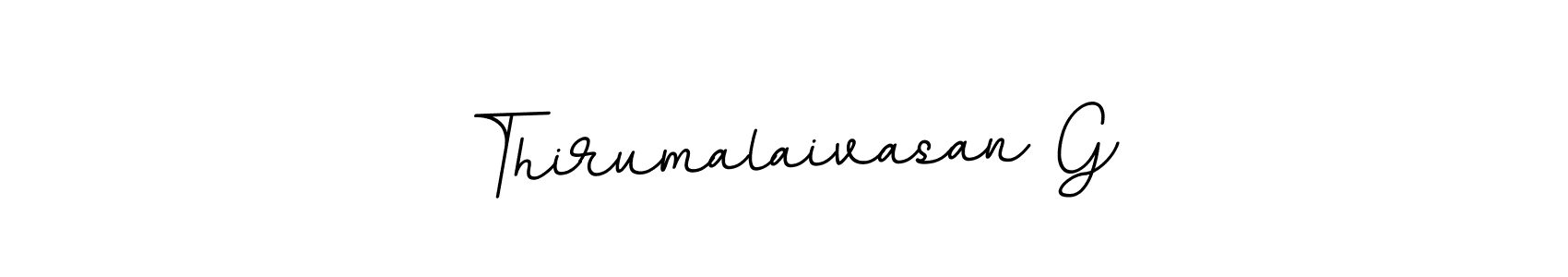 How to make Thirumalaivasan G signature? BallpointsItalic-DORy9 is a professional autograph style. Create handwritten signature for Thirumalaivasan G name. Thirumalaivasan G signature style 11 images and pictures png