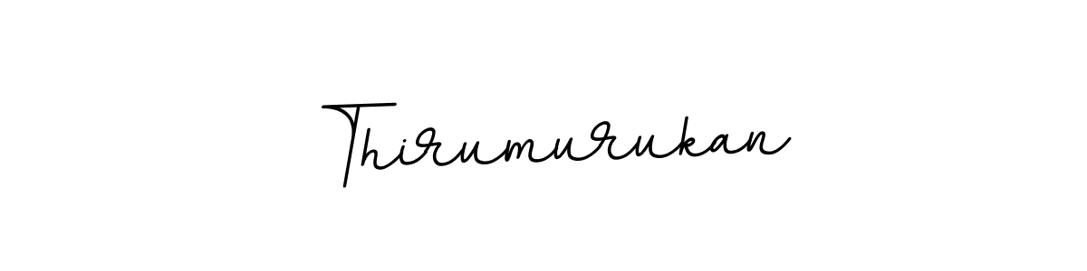 Make a beautiful signature design for name Thirumurukan. With this signature (BallpointsItalic-DORy9) style, you can create a handwritten signature for free. Thirumurukan signature style 11 images and pictures png