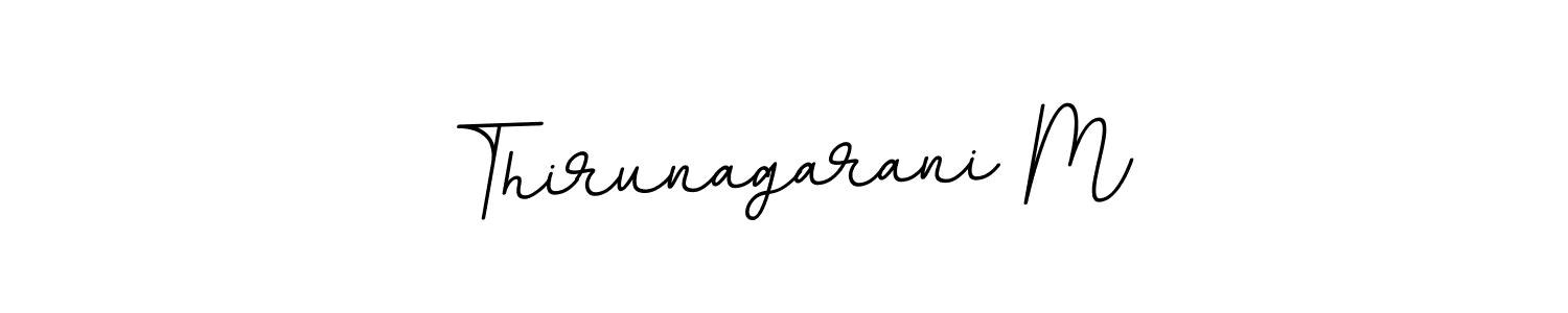 Make a beautiful signature design for name Thirunagarani M. With this signature (BallpointsItalic-DORy9) style, you can create a handwritten signature for free. Thirunagarani M signature style 11 images and pictures png