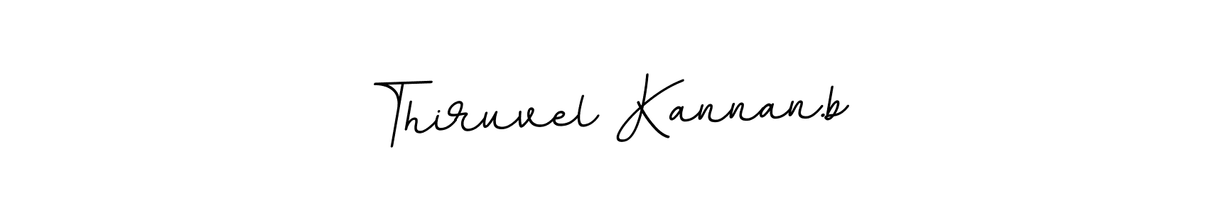 How to make Thiruvel Kannan.b signature? BallpointsItalic-DORy9 is a professional autograph style. Create handwritten signature for Thiruvel Kannan.b name. Thiruvel Kannan.b signature style 11 images and pictures png