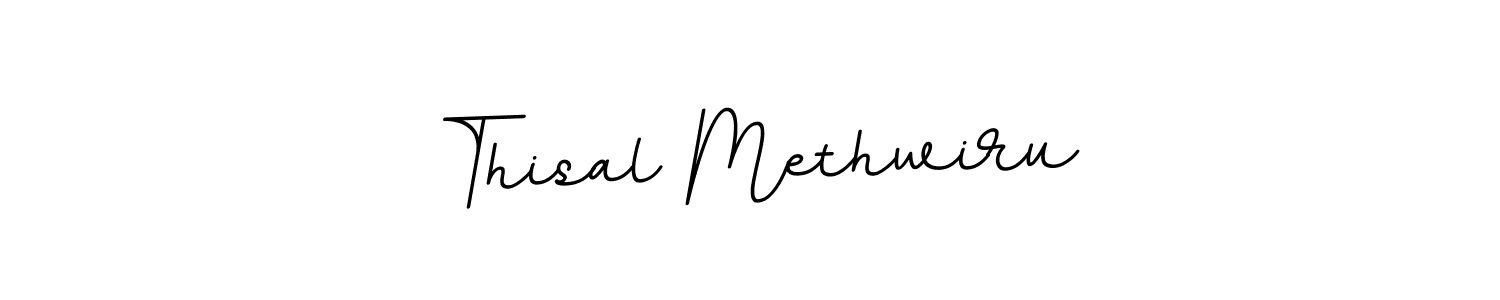 Create a beautiful signature design for name Thisal Methwiru. With this signature (BallpointsItalic-DORy9) fonts, you can make a handwritten signature for free. Thisal Methwiru signature style 11 images and pictures png