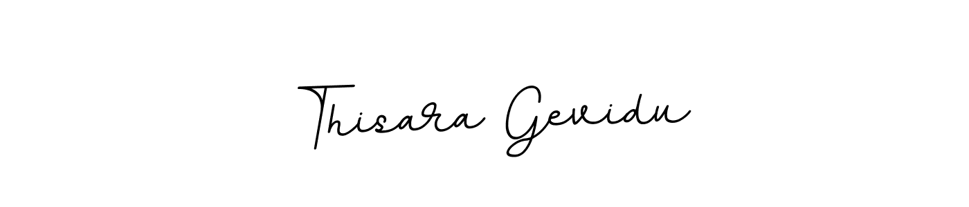 Use a signature maker to create a handwritten signature online. With this signature software, you can design (BallpointsItalic-DORy9) your own signature for name Thisara Gevidu. Thisara Gevidu signature style 11 images and pictures png