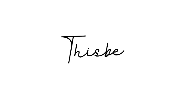 Use a signature maker to create a handwritten signature online. With this signature software, you can design (BallpointsItalic-DORy9) your own signature for name Thisbe. Thisbe signature style 11 images and pictures png