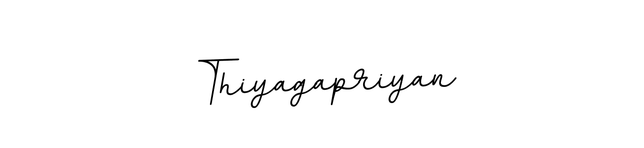 Create a beautiful signature design for name Thiyagapriyan. With this signature (BallpointsItalic-DORy9) fonts, you can make a handwritten signature for free. Thiyagapriyan signature style 11 images and pictures png