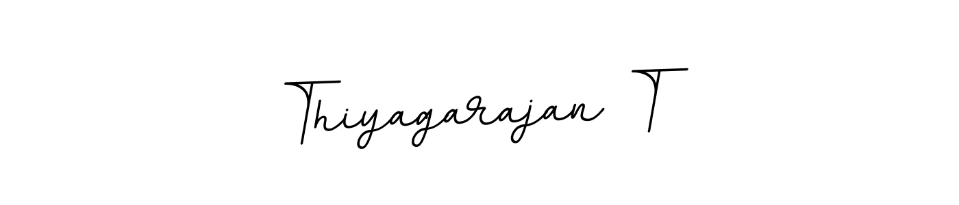 The best way (BallpointsItalic-DORy9) to make a short signature is to pick only two or three words in your name. The name Thiyagarajan T include a total of six letters. For converting this name. Thiyagarajan T signature style 11 images and pictures png