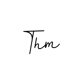 How to make Thm name signature. Use BallpointsItalic-DORy9 style for creating short signs online. This is the latest handwritten sign. Thm signature style 11 images and pictures png