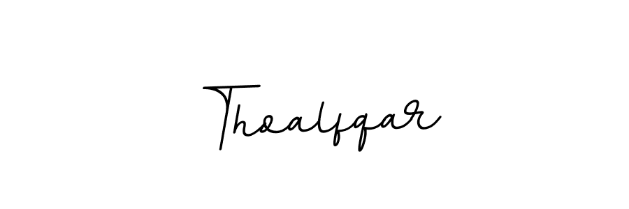 Thoalfqar stylish signature style. Best Handwritten Sign (BallpointsItalic-DORy9) for my name. Handwritten Signature Collection Ideas for my name Thoalfqar. Thoalfqar signature style 11 images and pictures png