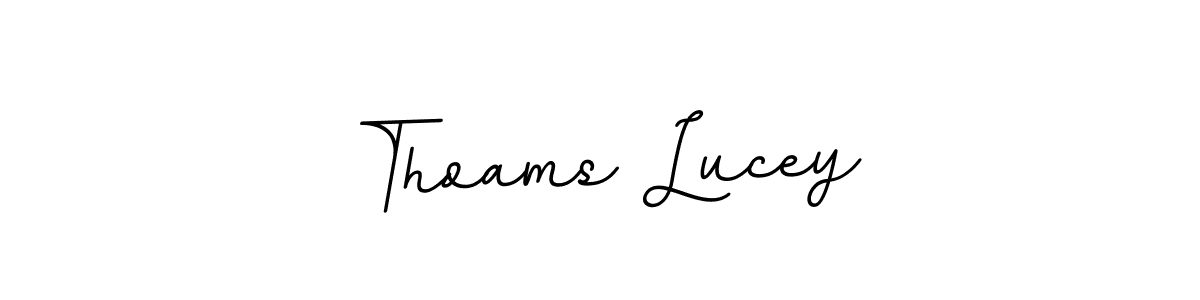 if you are searching for the best signature style for your name Thoams Lucey. so please give up your signature search. here we have designed multiple signature styles  using BallpointsItalic-DORy9. Thoams Lucey signature style 11 images and pictures png