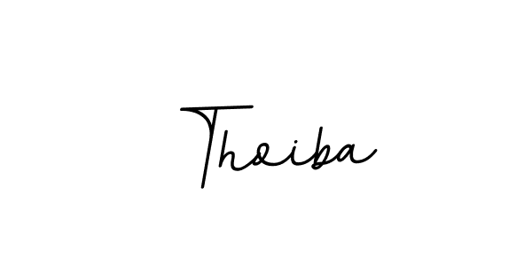 Make a beautiful signature design for name Thoiba. With this signature (BallpointsItalic-DORy9) style, you can create a handwritten signature for free. Thoiba signature style 11 images and pictures png