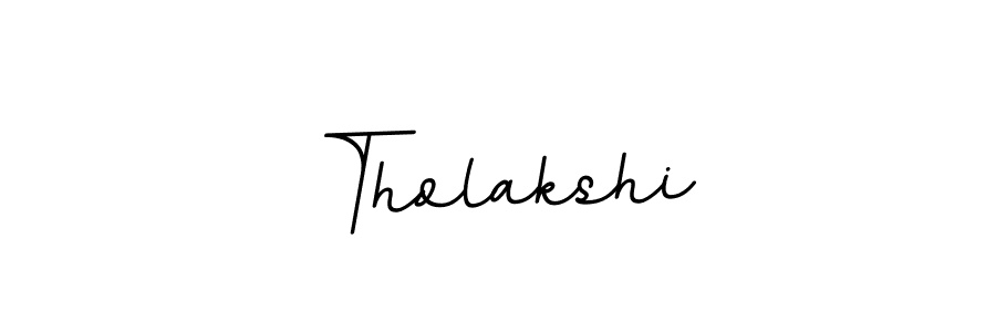 The best way (BallpointsItalic-DORy9) to make a short signature is to pick only two or three words in your name. The name Tholakshi include a total of six letters. For converting this name. Tholakshi signature style 11 images and pictures png