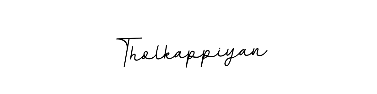 The best way (BallpointsItalic-DORy9) to make a short signature is to pick only two or three words in your name. The name Tholkappiyan include a total of six letters. For converting this name. Tholkappiyan signature style 11 images and pictures png