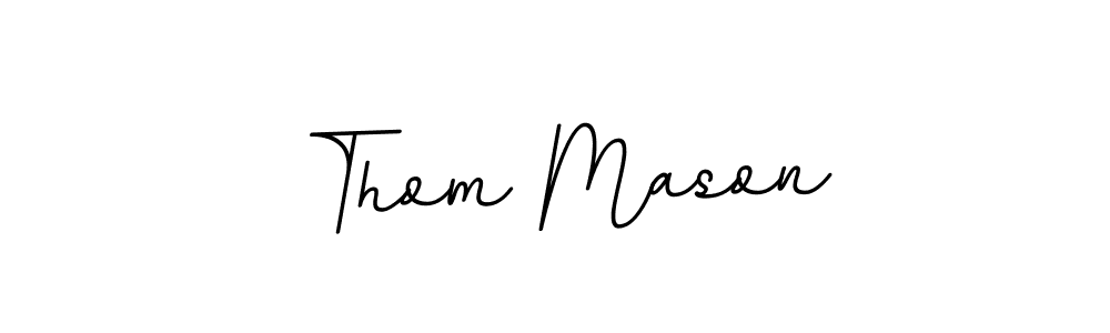 BallpointsItalic-DORy9 is a professional signature style that is perfect for those who want to add a touch of class to their signature. It is also a great choice for those who want to make their signature more unique. Get Thom Mason name to fancy signature for free. Thom Mason signature style 11 images and pictures png