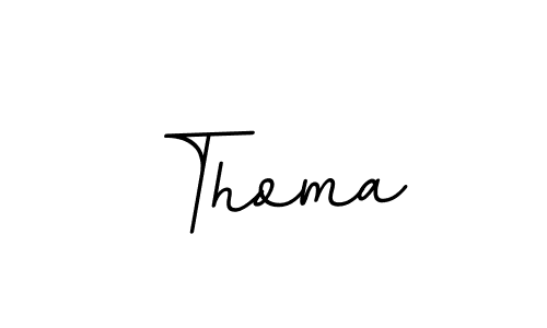if you are searching for the best signature style for your name Thoma. so please give up your signature search. here we have designed multiple signature styles  using BallpointsItalic-DORy9. Thoma signature style 11 images and pictures png