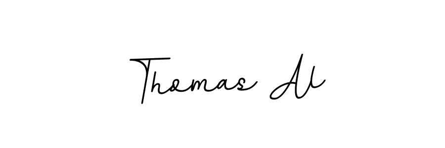 Thomas Al stylish signature style. Best Handwritten Sign (BallpointsItalic-DORy9) for my name. Handwritten Signature Collection Ideas for my name Thomas Al. Thomas Al signature style 11 images and pictures png