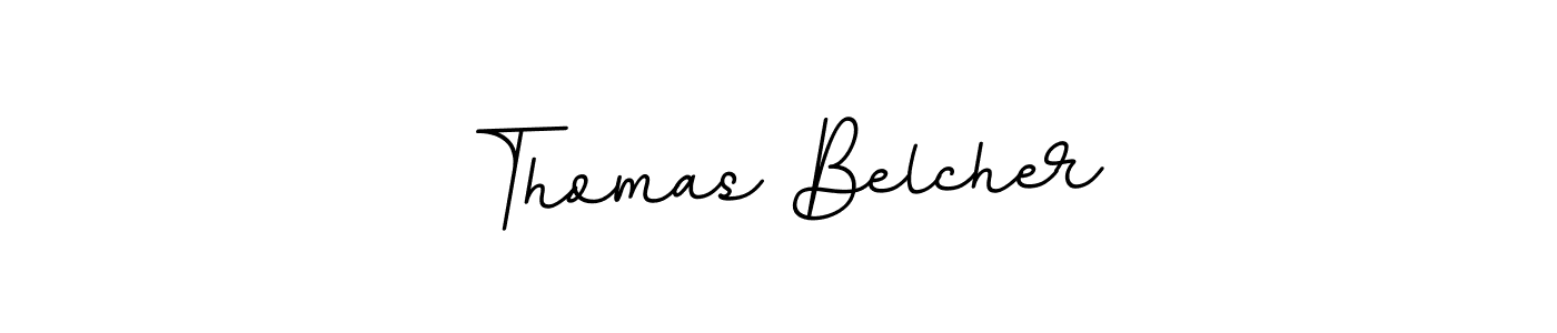 Thomas Belcher stylish signature style. Best Handwritten Sign (BallpointsItalic-DORy9) for my name. Handwritten Signature Collection Ideas for my name Thomas Belcher. Thomas Belcher signature style 11 images and pictures png