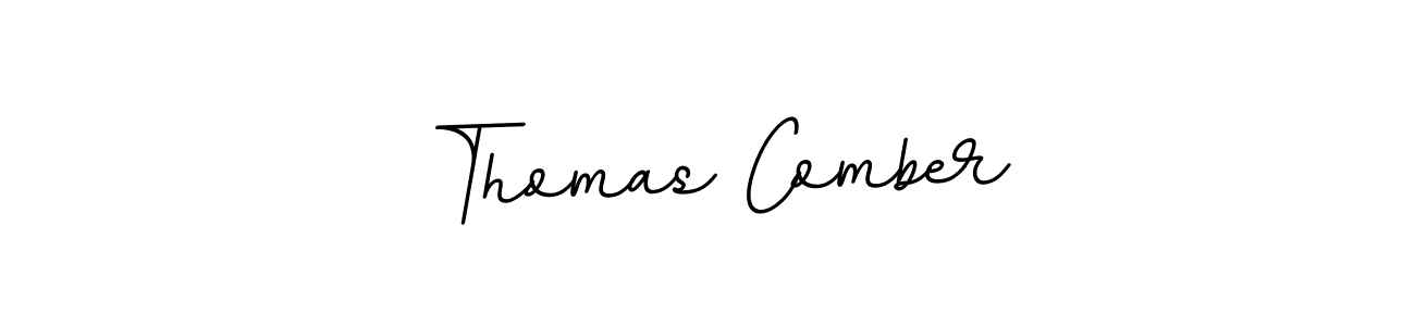 Thomas Comber stylish signature style. Best Handwritten Sign (BallpointsItalic-DORy9) for my name. Handwritten Signature Collection Ideas for my name Thomas Comber. Thomas Comber signature style 11 images and pictures png