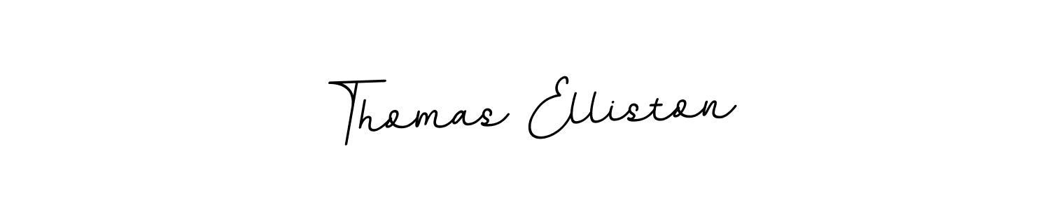 Thomas Elliston stylish signature style. Best Handwritten Sign (BallpointsItalic-DORy9) for my name. Handwritten Signature Collection Ideas for my name Thomas Elliston. Thomas Elliston signature style 11 images and pictures png