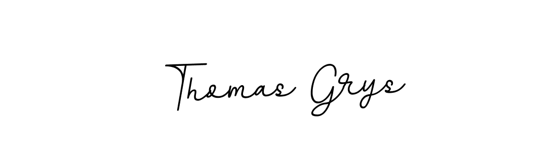 Design your own signature with our free online signature maker. With this signature software, you can create a handwritten (BallpointsItalic-DORy9) signature for name Thomas Grys. Thomas Grys signature style 11 images and pictures png