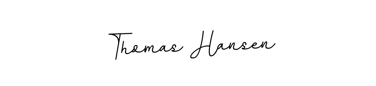 Create a beautiful signature design for name Thomas Hansen. With this signature (BallpointsItalic-DORy9) fonts, you can make a handwritten signature for free. Thomas Hansen signature style 11 images and pictures png