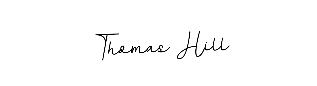 Make a beautiful signature design for name Thomas Hill. With this signature (BallpointsItalic-DORy9) style, you can create a handwritten signature for free. Thomas Hill signature style 11 images and pictures png