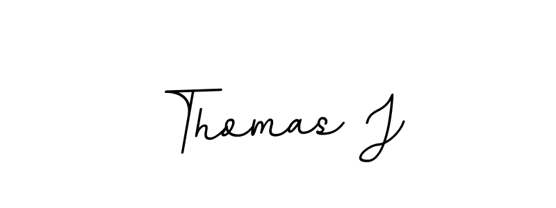 It looks lik you need a new signature style for name Thomas J. Design unique handwritten (BallpointsItalic-DORy9) signature with our free signature maker in just a few clicks. Thomas J signature style 11 images and pictures png