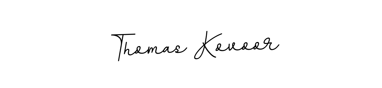 Thomas Kovoor stylish signature style. Best Handwritten Sign (BallpointsItalic-DORy9) for my name. Handwritten Signature Collection Ideas for my name Thomas Kovoor. Thomas Kovoor signature style 11 images and pictures png