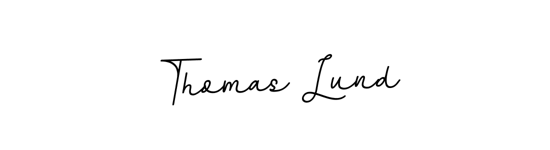 Design your own signature with our free online signature maker. With this signature software, you can create a handwritten (BallpointsItalic-DORy9) signature for name Thomas Lund. Thomas Lund signature style 11 images and pictures png