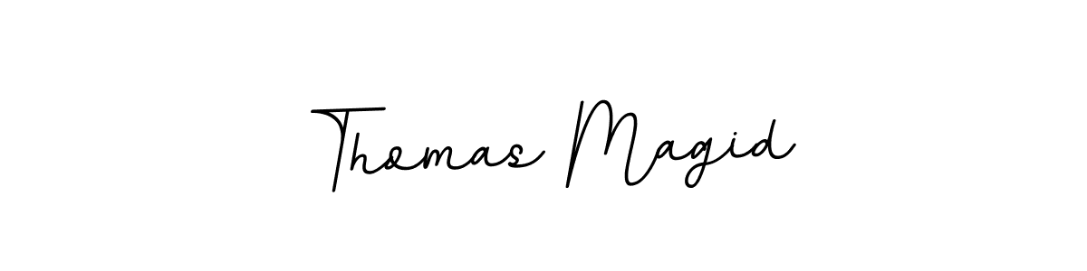 if you are searching for the best signature style for your name Thomas Magid. so please give up your signature search. here we have designed multiple signature styles  using BallpointsItalic-DORy9. Thomas Magid signature style 11 images and pictures png