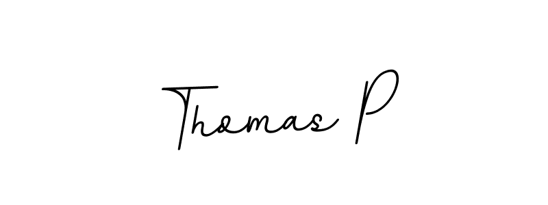 The best way (BallpointsItalic-DORy9) to make a short signature is to pick only two or three words in your name. The name Thomas P include a total of six letters. For converting this name. Thomas P signature style 11 images and pictures png