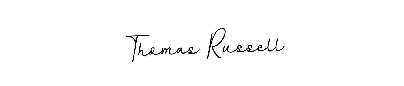 It looks lik you need a new signature style for name Thomas Russell. Design unique handwritten (BallpointsItalic-DORy9) signature with our free signature maker in just a few clicks. Thomas Russell signature style 11 images and pictures png