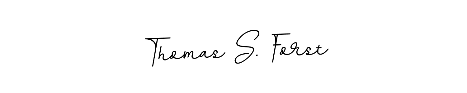 Design your own signature with our free online signature maker. With this signature software, you can create a handwritten (BallpointsItalic-DORy9) signature for name Thomas S. Forst. Thomas S. Forst signature style 11 images and pictures png