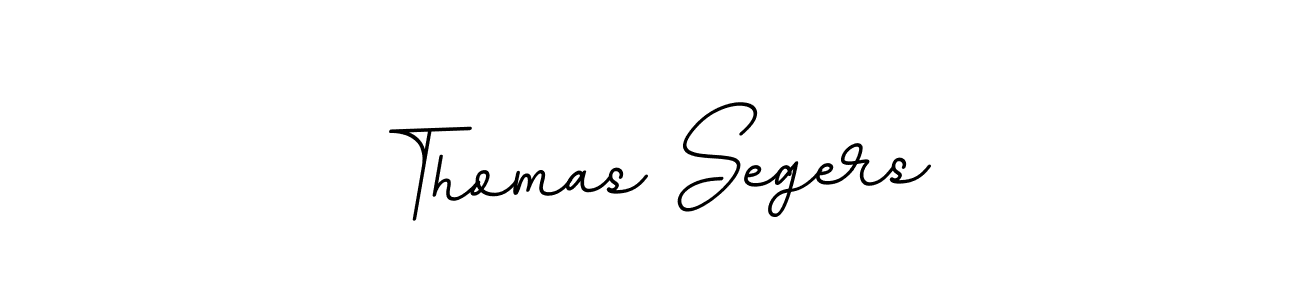 Use a signature maker to create a handwritten signature online. With this signature software, you can design (BallpointsItalic-DORy9) your own signature for name Thomas Segers. Thomas Segers signature style 11 images and pictures png