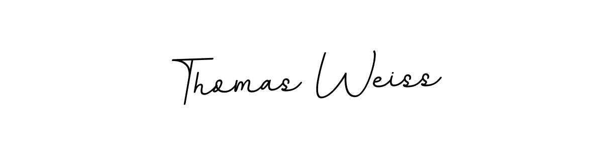 Make a beautiful signature design for name Thomas Weiss. With this signature (BallpointsItalic-DORy9) style, you can create a handwritten signature for free. Thomas Weiss signature style 11 images and pictures png