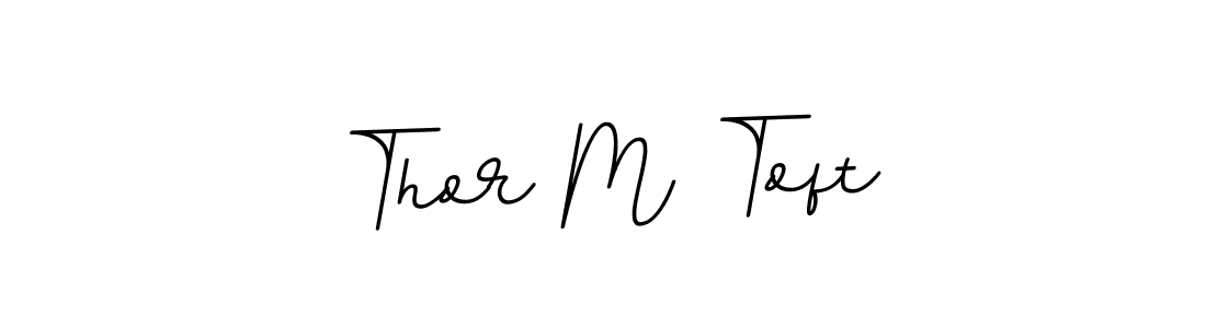 Use a signature maker to create a handwritten signature online. With this signature software, you can design (BallpointsItalic-DORy9) your own signature for name Thor M Toft. Thor M Toft signature style 11 images and pictures png