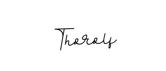 Create a beautiful signature design for name Thorolf. With this signature (BallpointsItalic-DORy9) fonts, you can make a handwritten signature for free. Thorolf signature style 11 images and pictures png