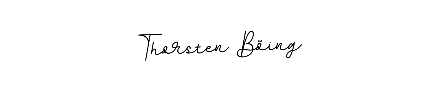 Make a beautiful signature design for name Thorsten Böing. With this signature (BallpointsItalic-DORy9) style, you can create a handwritten signature for free. Thorsten Böing signature style 11 images and pictures png