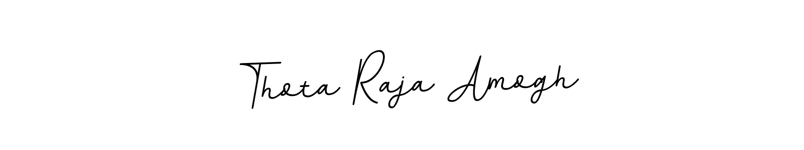 if you are searching for the best signature style for your name Thota Raja Amogh. so please give up your signature search. here we have designed multiple signature styles  using BallpointsItalic-DORy9. Thota Raja Amogh signature style 11 images and pictures png