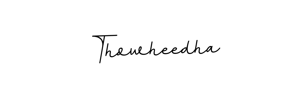 How to make Thowheedha signature? BallpointsItalic-DORy9 is a professional autograph style. Create handwritten signature for Thowheedha name. Thowheedha signature style 11 images and pictures png