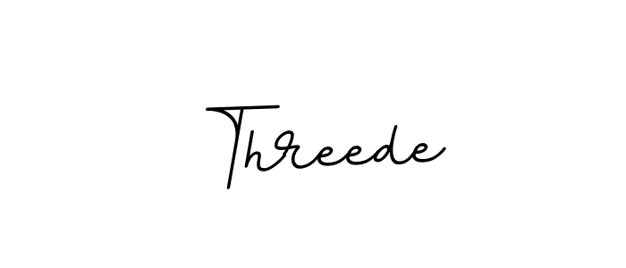 Use a signature maker to create a handwritten signature online. With this signature software, you can design (BallpointsItalic-DORy9) your own signature for name Threede. Threede signature style 11 images and pictures png