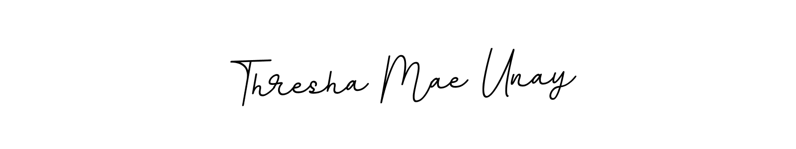 Use a signature maker to create a handwritten signature online. With this signature software, you can design (BallpointsItalic-DORy9) your own signature for name Thresha Mae Unay. Thresha Mae Unay signature style 11 images and pictures png