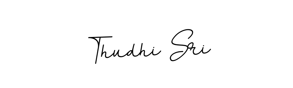 Make a beautiful signature design for name Thudhi Sri. With this signature (BallpointsItalic-DORy9) style, you can create a handwritten signature for free. Thudhi Sri signature style 11 images and pictures png