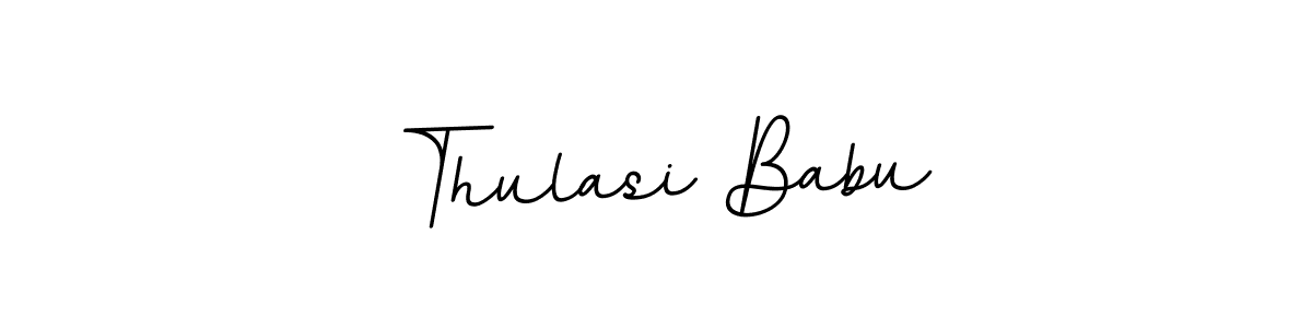 Thulasi Babu stylish signature style. Best Handwritten Sign (BallpointsItalic-DORy9) for my name. Handwritten Signature Collection Ideas for my name Thulasi Babu. Thulasi Babu signature style 11 images and pictures png