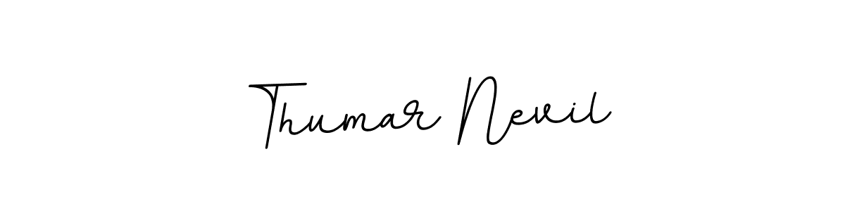 It looks lik you need a new signature style for name Thumar Nevil. Design unique handwritten (BallpointsItalic-DORy9) signature with our free signature maker in just a few clicks. Thumar Nevil signature style 11 images and pictures png