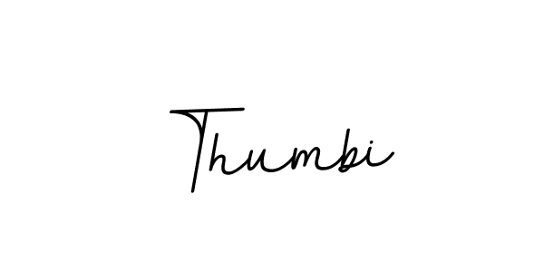 How to make Thumbi name signature. Use BallpointsItalic-DORy9 style for creating short signs online. This is the latest handwritten sign. Thumbi signature style 11 images and pictures png