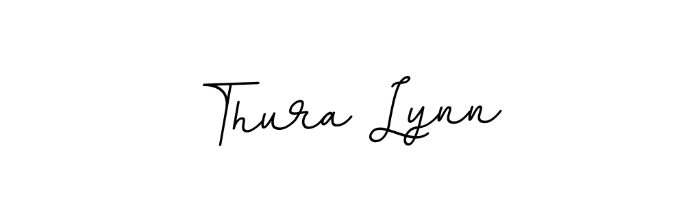 Make a beautiful signature design for name Thura Lynn. With this signature (BallpointsItalic-DORy9) style, you can create a handwritten signature for free. Thura Lynn signature style 11 images and pictures png