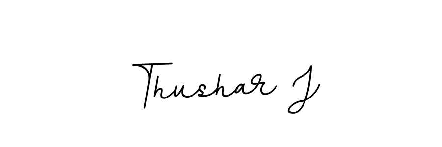 How to make Thushar J signature? BallpointsItalic-DORy9 is a professional autograph style. Create handwritten signature for Thushar J name. Thushar J signature style 11 images and pictures png