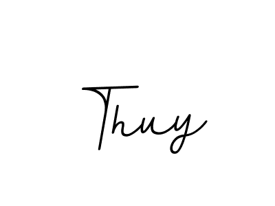 Make a beautiful signature design for name Thuy. With this signature (BallpointsItalic-DORy9) style, you can create a handwritten signature for free. Thuy signature style 11 images and pictures png