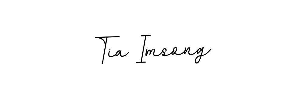 BallpointsItalic-DORy9 is a professional signature style that is perfect for those who want to add a touch of class to their signature. It is also a great choice for those who want to make their signature more unique. Get Tia Imsong name to fancy signature for free. Tia Imsong signature style 11 images and pictures png